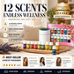 🔥🌷SALE 50% OFF– ONLY ￡13.99⚡50K+ SOLD💕12-Pack Water Soluble Essential Oils Set🎁🌺The fresh scent lifts your mood！