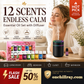 🔥🌷SALE 50% OFF– ONLY ￡13.99⚡50K+ SOLD💕12-Pack Water Soluble Essential Oils Set🎁🌺The fresh scent lifts your mood！
