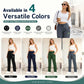 🔥SALE 50% OFF!!🔥Women’s Straight-Leg Cargo Trousers – Elastic Waist, 6-Pocket Casual Pants for Work, Travel & Everyday Wear 👖✨ 3