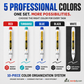 Precision Tip Quick-Dry Oil-Based Marker Pen-10pcs