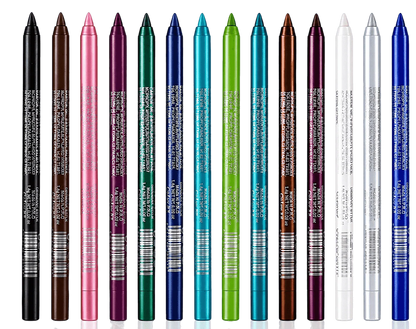 ‼️Special Price:£ 18.99 ‼️ 💧14-Pack Waterproof Colored Gel Eyeliner Pencil – Metallic & Shimmer Finishes, Smudge-Proof（Pencil sharpener color is random）