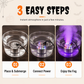 ⏳🔥LIMITED-TIME 50% OFF! ⏰💨 12-LED Ultrasonic Mist Maker Fogger – Creates cool mist & colourful light – Perfect for humidifiers, fountains or Halloween decor – runs quietly in water 💧✨