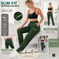 🔥SALE 50% OFF!!🔥Women’s Straight-Leg Cargo Trousers – Elastic Waist, 6-Pocket Casual Pants for Work, Travel & Everyday Wear 👖✨ 3