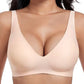 💗LAST DAY SALE 50% OFF⚡50K+ SOLD💕 Jelly Wireless Womens Comfortable Wireless Bras Push Up Bralettes Seamless Tshirts Bras Deep V Everyday Bras