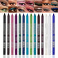 ‼️Special Price:£ 18.99 ‼️ 💧14-Pack Waterproof Colored Gel Eyeliner Pencil – Metallic & Shimmer Finishes, Smudge-Proof（Pencil sharpener color is random）