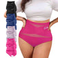 🌸  Special Price £14.99 ! 🔥Buy 1 Get 1 Free🎁Plus-Size High-Waist Cross Tummy Control Panties