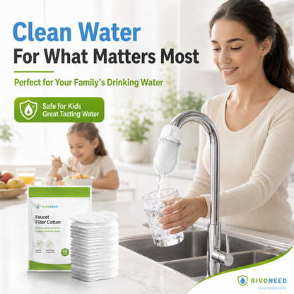 ⏰50%OFF⚡50K+ SOLD!💥Anti-Splash Kitchen Faucet Cotton Filter for Sediment & Rust Removal