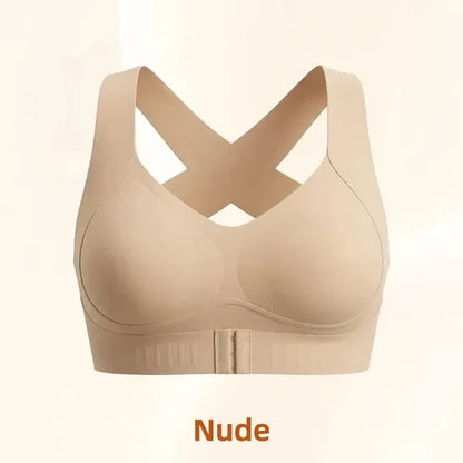 🎉 50% OFF Flash Sale⚡Front Closure Cross-Back Wireless Posture Bra