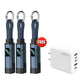🔥HOT SALE 50% OFF🔥4-in-1 Digital Display Keychain Charging Cable