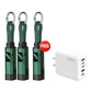 🔥HOT SALE 50% OFF🔥4-in-1 Digital Display Keychain Charging Cable