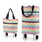 50%OFF🛍️2-in-1 Foldable Shopping Cart – Carry More, Roll Easier