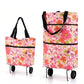 50%OFF🛍️2-in-1 Foldable Shopping Cart – Carry More, Roll Easier