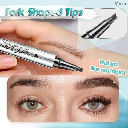 🎉 Incredible Offer 50%OFF🔥Buy 1 Get 1 Free💎 3D Microblading Eyebrow Pencil – 4-Prong Tip, Waterproof & Natural Hair-Like Strokes 🖌️