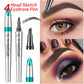🎉 Incredible Offer 50%OFF🔥Buy 1 Get 1 Free💎 3D Microblading Eyebrow Pencil – 4-Prong Tip, Waterproof & Natural Hair-Like Strokes 🖌️