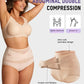 🌸  Special Price £14.99 ! 🔥Buy 1 Get 1 Free🎁Plus-Size High-Waist Cross Tummy Control Panties