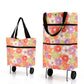 50%OFF🛍️2-in-1 Foldable Shopping Cart – Carry More, Roll Easier
