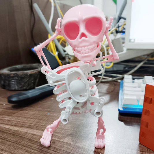 Jouet de décoration squelette dansant imprimé en 3D