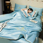 👑Summer Bestsellers：50% OFF！✨Get Ready For Summer - Washable、cooling❄️4-piece bed linen🛏️