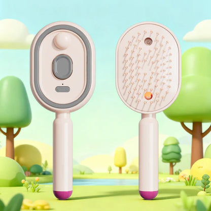 🔥 50% OFF ! 💇‍♀️Electric Spray Air Cushion Massage Comb ✨ Detangle, Hydrate & Massage Your Scalp in Seconds