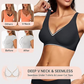 🎀50% off 💕  – the ultra-comfortable, wireless women's bra: seamless, deep V-neck, and push-up
