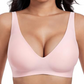 🎀50% off 💕  – the ultra-comfortable, wireless women's bra: seamless, deep V-neck, and push-up