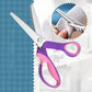 🧵 LIMITED TIME 50% OFF! Premium Stainless Steel Pinking Shears – Ergonomic Soft-Grip, Zigzag Cu