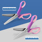 🧵 LIMITED TIME 50% OFF! Premium Stainless Steel Pinking Shears – Ergonomic Soft-Grip, Zigzag Cu