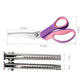 🧵 LIMITED TIME 50% OFF! Premium Stainless Steel Pinking Shears – Ergonomic Soft-Grip, Zigzag Cu