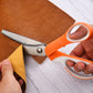 🧵 LIMITED TIME 50% OFF! Premium Stainless Steel Pinking Shears – Ergonomic Soft-Grip, Zigzag Cu