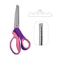 🧵 LIMITED TIME 50% OFF! Premium Stainless Steel Pinking Shears – Ergonomic Soft-Grip, Zigzag Cu