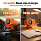❄️Summer cool-down deal: just £19.99!!⚡2026 Car Clip On Fan with LED Display 360° Rotation