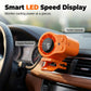 ❄️Summer cool-down deal: just £19.99!!⚡2026 Car Clip On Fan with LED Display 360° Rotation