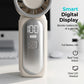 💨 Mini Handheld Fan with LED Display| 6 speeds, 10.7 hours of cool| Weighs nothing – goes anywhere