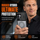 📱Limited Time Offer £14.99! 2‑in‑1 Shockproof Phone Case with Hidden Card Holder, Rugged Hybrid Protective Cover, Slide Camera Cover & 360° Rotatable Ring Stand Heavy‑Duty Phone Shell