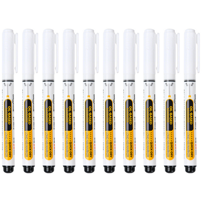 Precision Tip Quick-Dry Oil-Based Marker Pen-10pcs