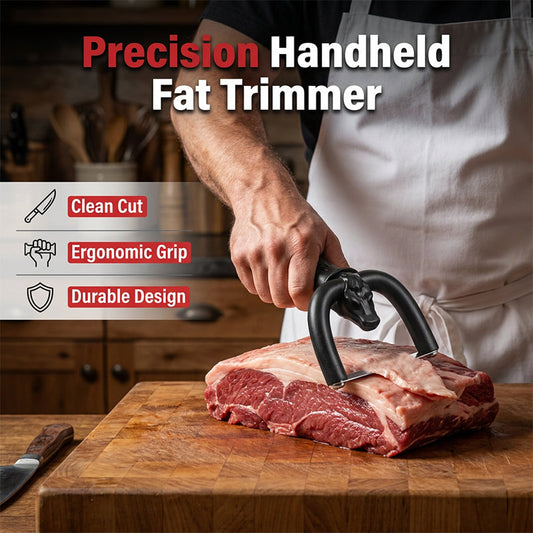 🔥 40% OFF! 🥩 Handheld Fat Trimmer for Beef & Pork, Portable Meat Fat Remover Tool, Easy Brisket Trimming BBQ Kitchen Gadget