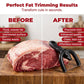 🔥 40% OFF! 🥩 Handheld Fat Trimmer for Beef & Pork, Portable Meat Fat Remover Tool, Easy Brisket Trimming BBQ Kitchen Gadget