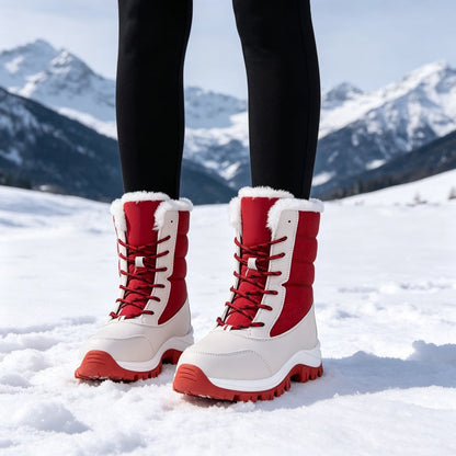 ❄️ SALE 50% OFF💙🥾Women's Waterproof Plush-Lined Snow Boots | Dry & Toasty – Cozy Mid-Calf Warmth for Winter Days ✨